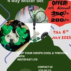 4-WAY MISTER/FOGGERS SET