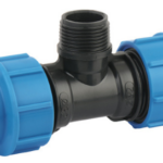 hdpe male threaded tee
