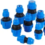 HDPE fittings, compression fittings, pipe reducer, irrigation fittings, HDPE socket, reducing coupling, water pipe connector, plastic pipe fittings, irrigation accessories, Instefast fittings