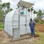 200kg–300kg hybrid solar dryer with biomass heater and automated temperature humidity control system in Kenya