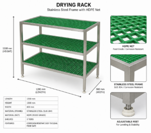 3 tier stainless steel drying racks in kenya