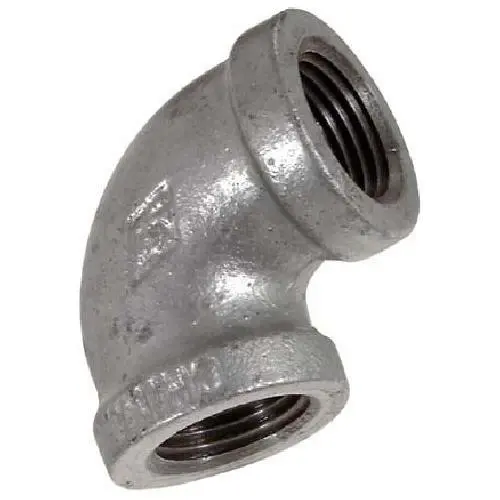 Galvanized iron 90-degree elbow for irrigation Threaded G.I elbow for plumbing systems