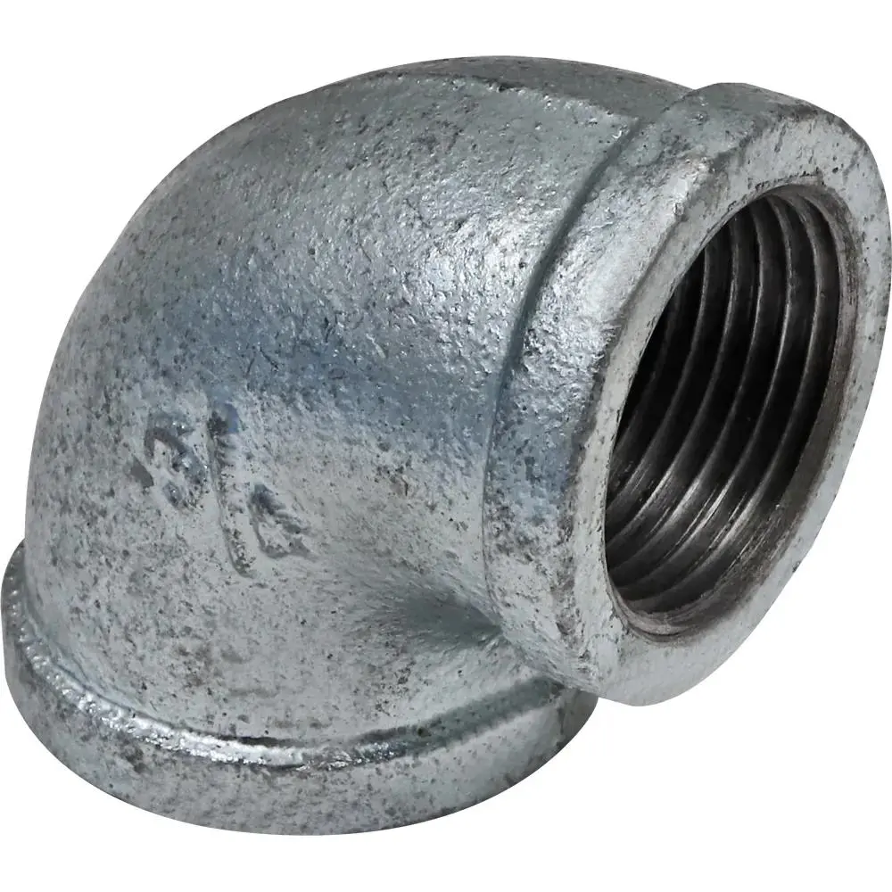 90-Degree G.I Elbow pipe fitting