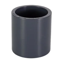 PVC Coupling Socket PN16 used for joining high-pressure PVC pipes in irrigation and water supply systems