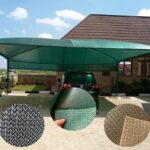 Single vehicle car parking shade structure covered with waterproof 100% shade net