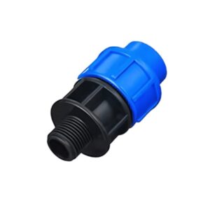 Compression HDPE Male Threaded Adaptor for connecting HDPE pipes to threaded irrigation fittings