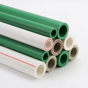 green PPR pipes in various diameters for hot and cold water plumbing, irrigation, and industrial water distribution in Kenya. ppr pipea in kenya